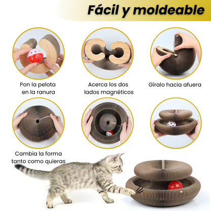 MiauRizos™ - RASCADOR INTERACTIVO PARA GATOS