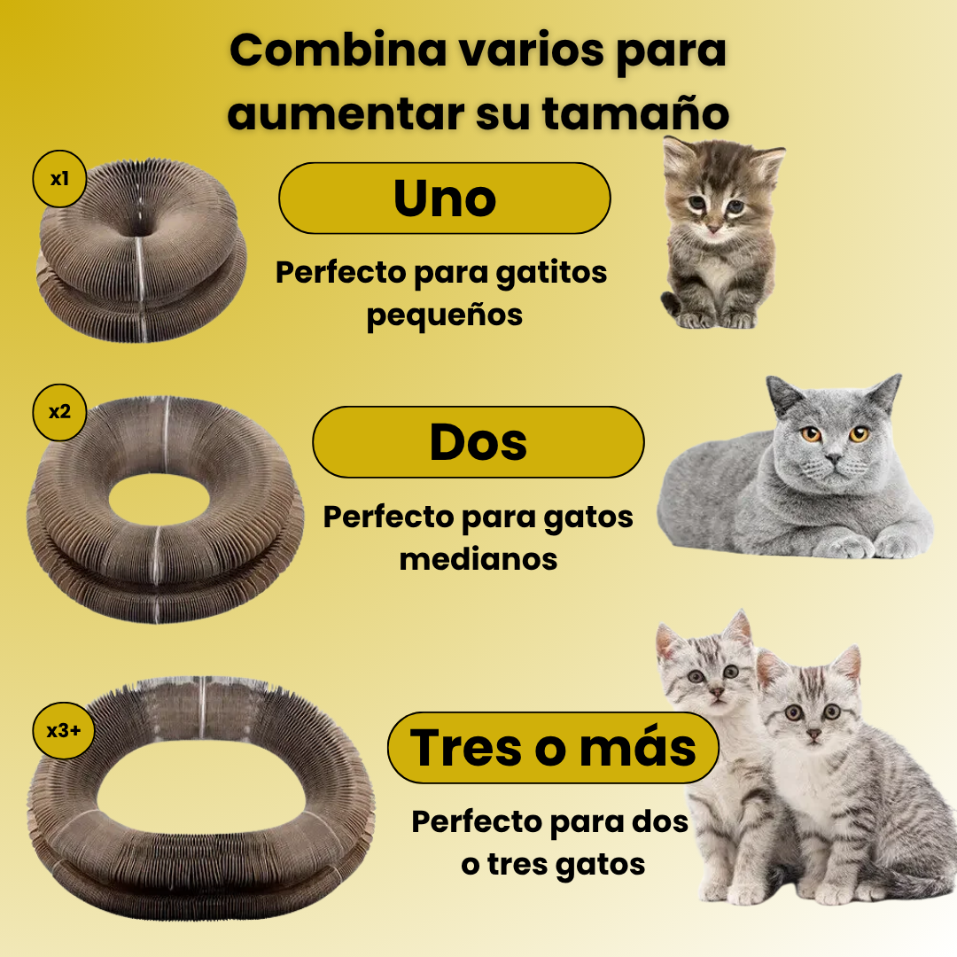 MiauRizos™ - RASCADOR INTERACTIVO PARA GATOS