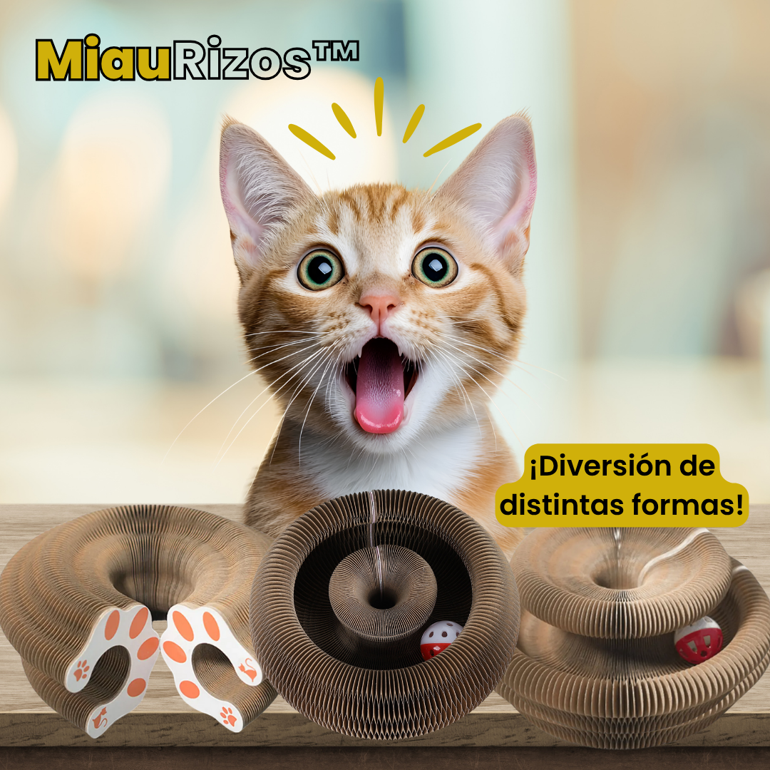MiauRizos™ - RASCADOR INTERACTIVO PARA GATOS