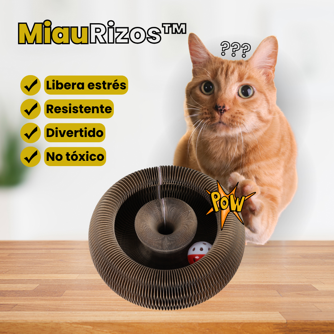 MiauRizos™ - RASCADOR INTERACTIVO PARA GATOS