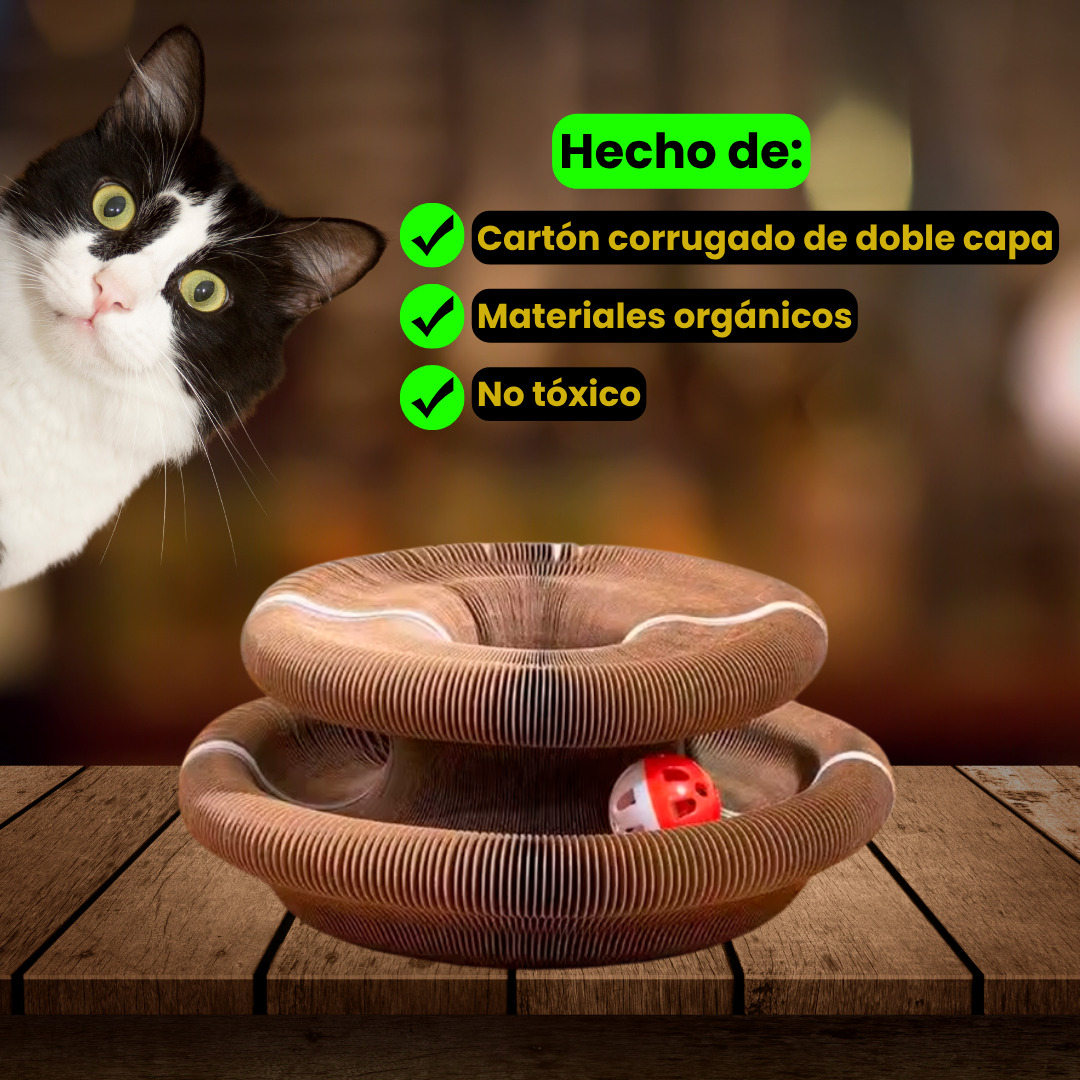 MiauRizos™ - RASCADOR INTERACTIVO PARA GATOS